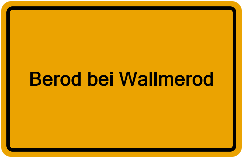 Handelsregister Berod bei Wallmerod
